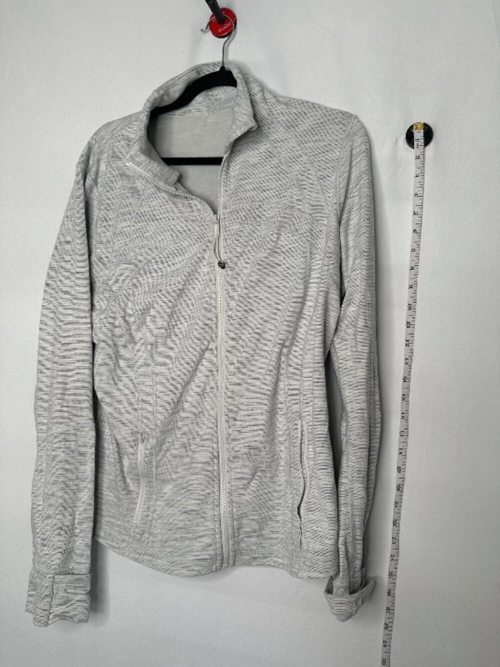 Lululemon Define Jacket Space Dye Gray White 18 Athleisure Activewear Workout